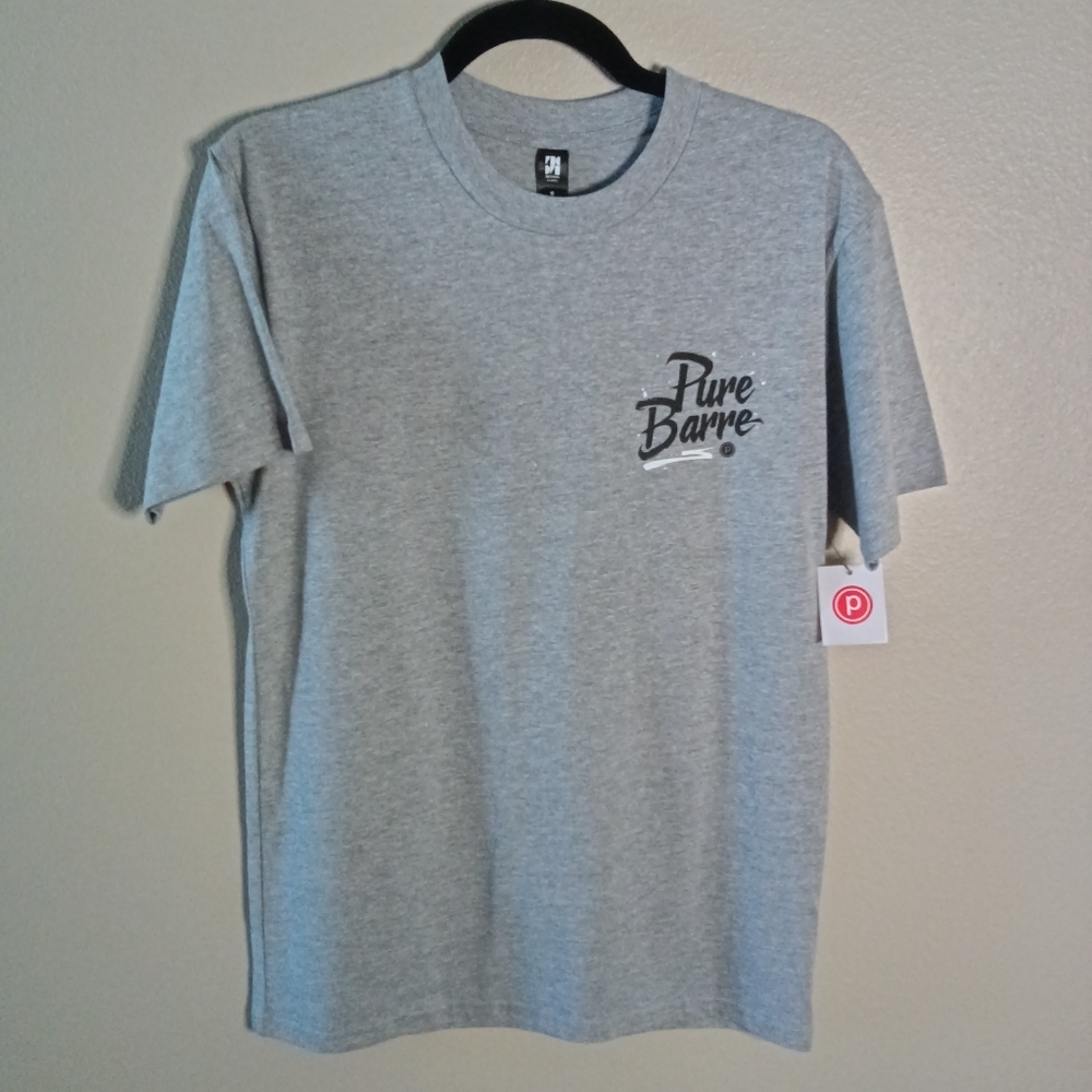 Pure Barre ascolour Men's Tee Athletic Heather Size Small